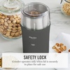 image:imageMarthaStewart ElectricCoffee amp Spice GrinderDual 25oz RemovableBowls StorageLidsStainless Steel BladesOne Touch Pulse Control2in1CompactBeans amp Spices Herbsamp Nuts Linen CreamCaviar Gray